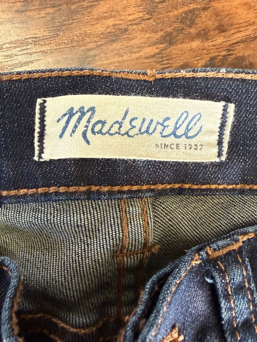 Madewell Skinny Skinny Jeans Size 24 Dark Wash Mid Rise Denim - Picture 5 of 12